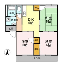 グレープズヒルＦの物件間取画像